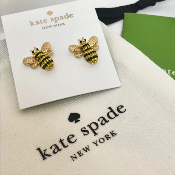 ♠️ KATE SPADE ♠️ Picnic Perfect Bee Earrings - Picture 4 of 7